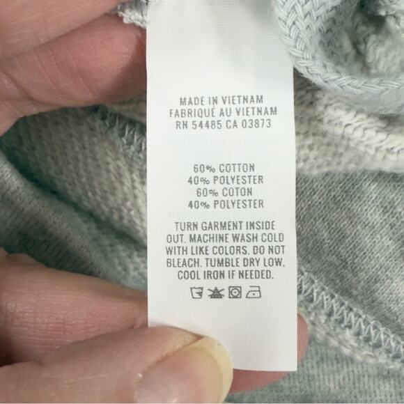 Aerie Hoodie Sweatshirt Oversized Cinch Side Ruched Pullover Grey Cropped XS NEW - Picture 11 of 12